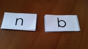 Alphabet Flash Cards with no pictures