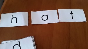 Alphabet Flash Cards for word spelling
