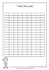Grid Tracing Worksheet